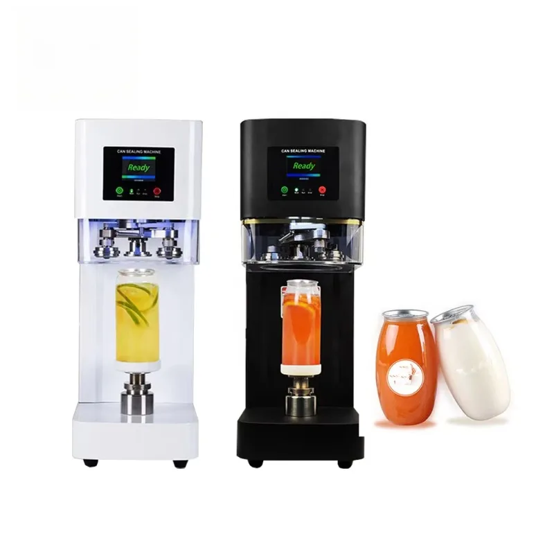 Low Price Semi Automatic Clear Plastic Pet Can Sealer for Cold Drink Cup with Lid Packaging Food Milk