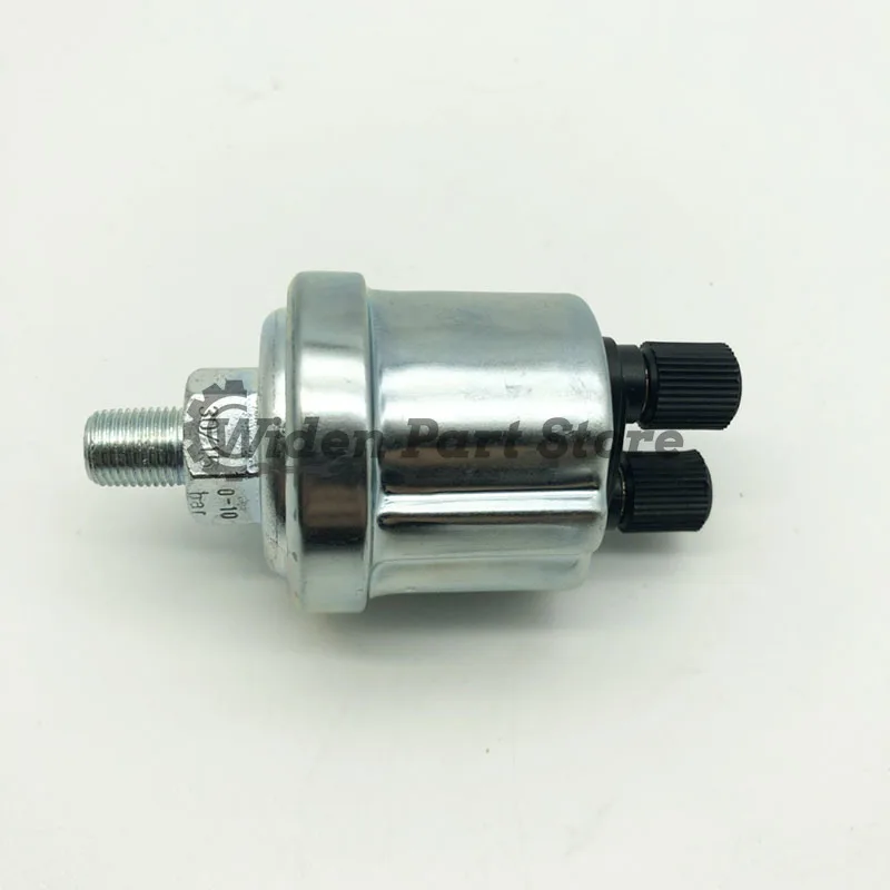 Oil Pressure Sensor Universal VDO Diesel Generator 0 to 10 Bars 1/8NPT Oil Induction Plug Generator Oil Sensor