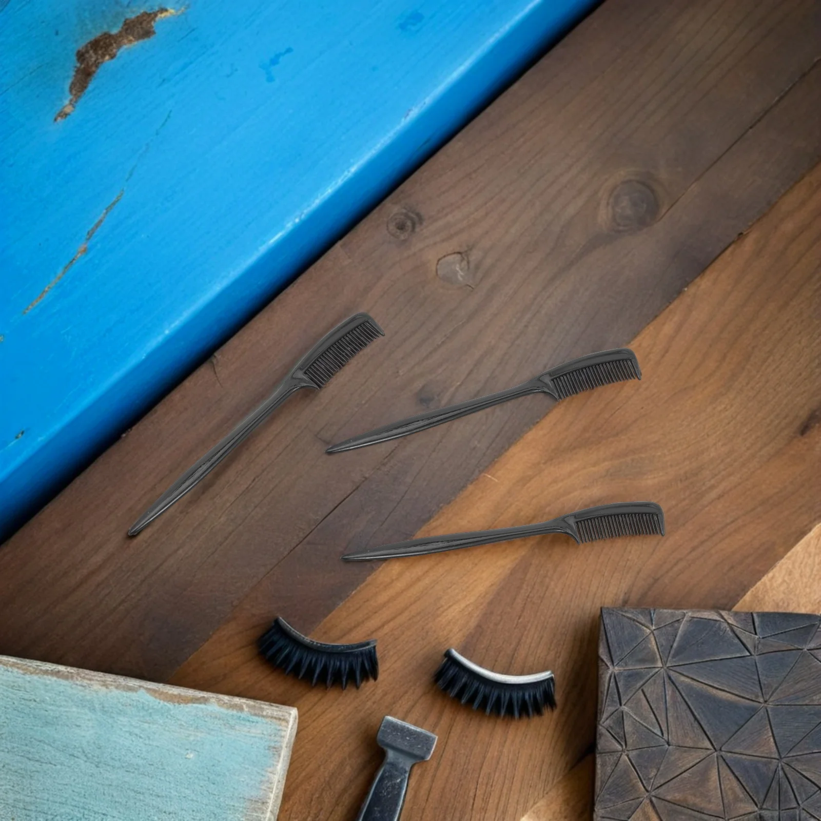 100개 미니 속눈썹 분리 빗 눈썹 브러시 속눈썹 스타일링 도구 메이크업 눈썹 정리 속눈썹 메이크업 도구