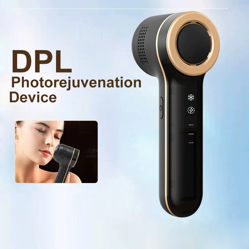 Nova ferramenta facial de rejuvenescimento da pele fóton, melhora o vermelhidão, dispositivo de resfriamento da pele, clareia a modificação da pele, uso doméstico, equipamento de beleza