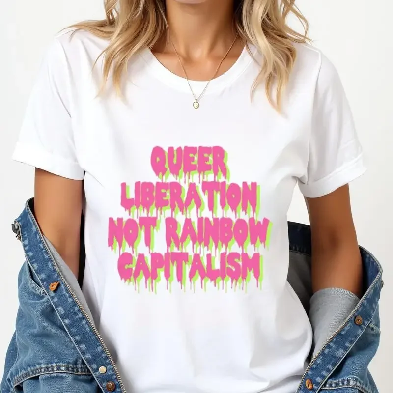 Queer Liberation Not Rainbow Capitalism Lgbtq T Shirt