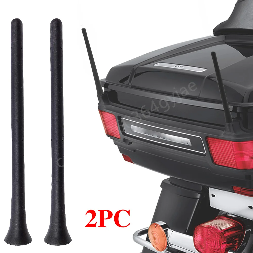 2PC-7 Inch Antenna Mast for Harley Davidson Ultra Limited FLHTK 2014 2015 2016 2017 2018 2019 2020 2021 2022 2023