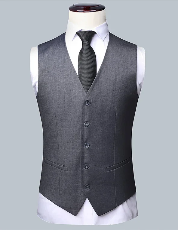 2026 Hochwertiger Herrenanzug in Unifarbe für Smart Casual Business, Hochzeit, Bankett, Bräutigam, Trauzeuge, Modetrend – Detail 7
