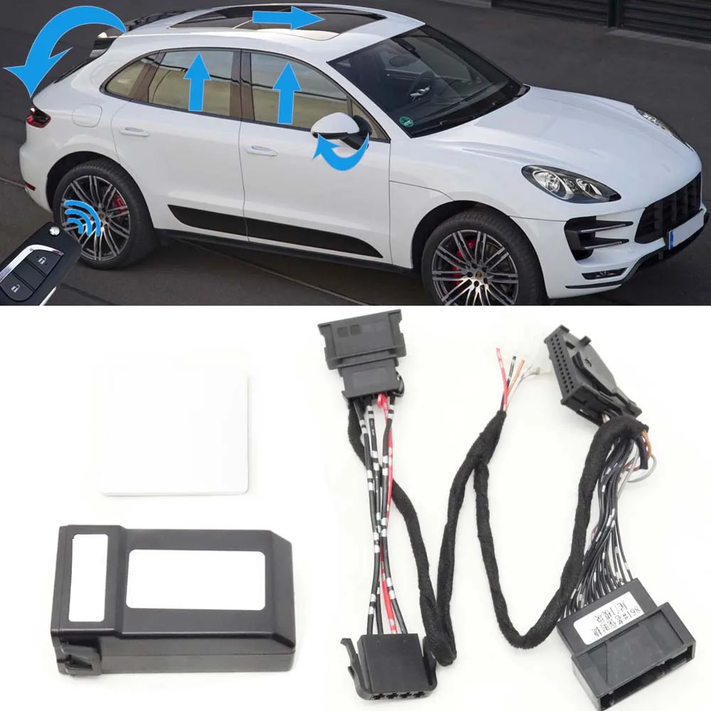 

Auto Power Window Sunroof Glass Lifter Rearview Mirror Folding Cable Tailgate Close Module For Porsche Cayenne Macan Panamera