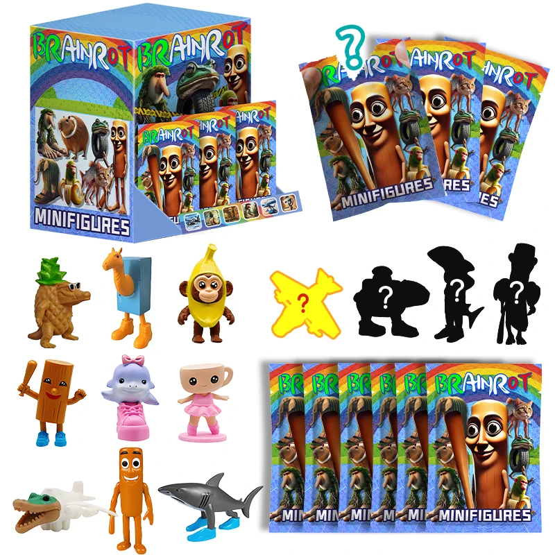 

Blind box Italian Brainrot Toys Tung Tung Sahur Mystery Box Brainrot Wooden Stick Creative Toys Desktop Decor,Idea Gift for Xmas