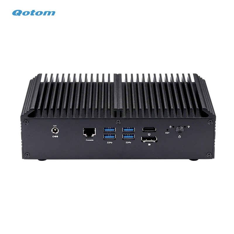 Fanless Mini PC I7 Int el Core Chip Linux Pfsense 8 I225V 2.5G LAN 5 COM Barebone DDR4 Up To 32G Ram IPC Industrial Computer
