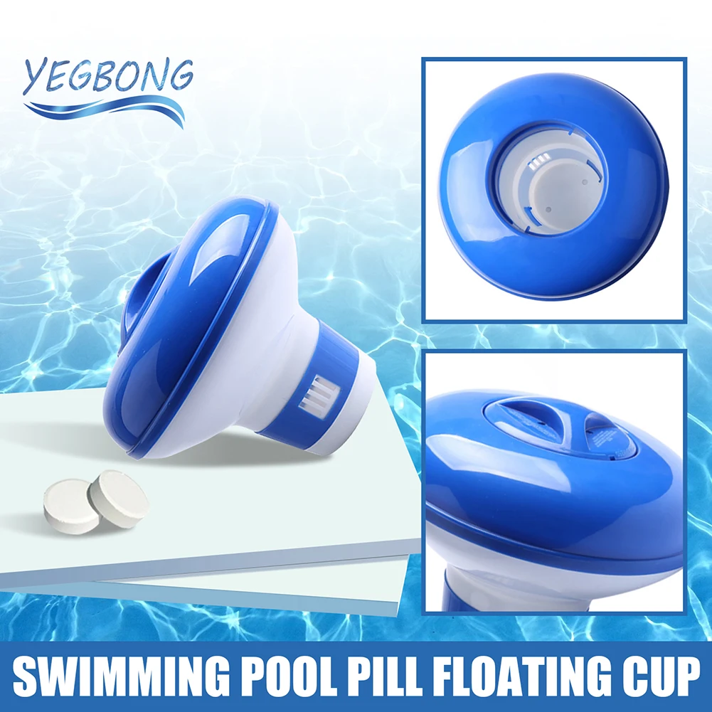 Swimming Pool Chemical Floater Chlorine Bromine Tablets Floating Dispenser Applicator Spa Hot Tub Supplies