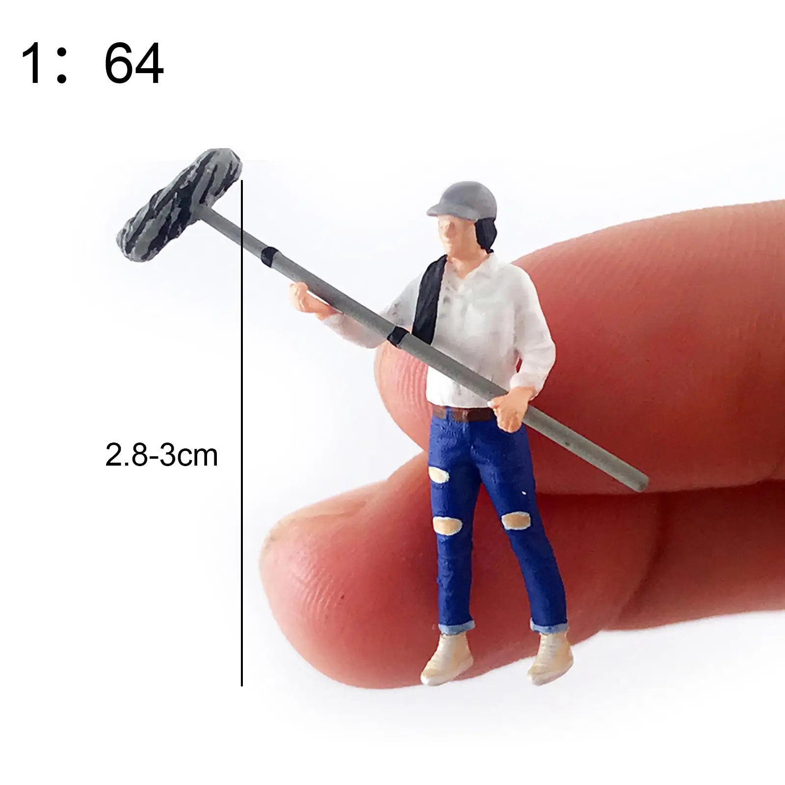 Figurine de diffusion de petites personnes peintes, pour aménagement de modèles d'architecture