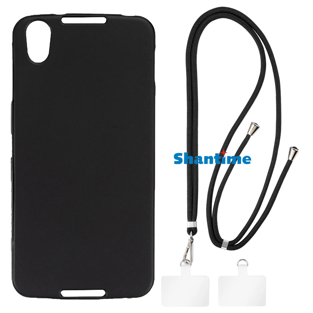 Подходит для BlackBerry DTEK50 чехол + регулируемые ремешки и разделители на шею/кросс-боди, силиконовый чехол из тпу с мягким