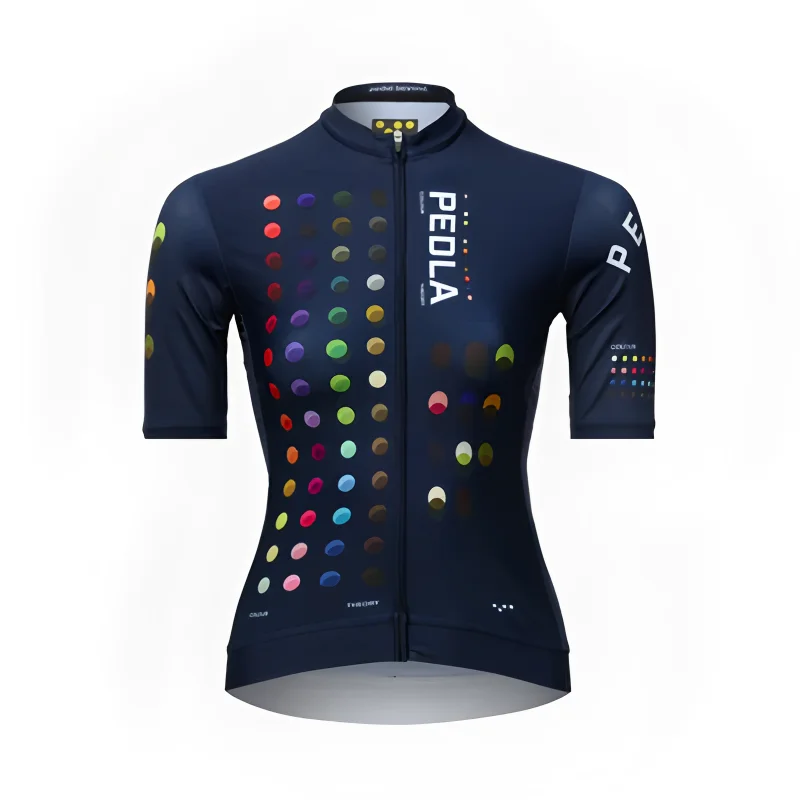 Classic Women\'s Cycling Tops Summer Short Sleeve Cycling Jersey Team Customized Outdoor Breathable Cycling Jersey