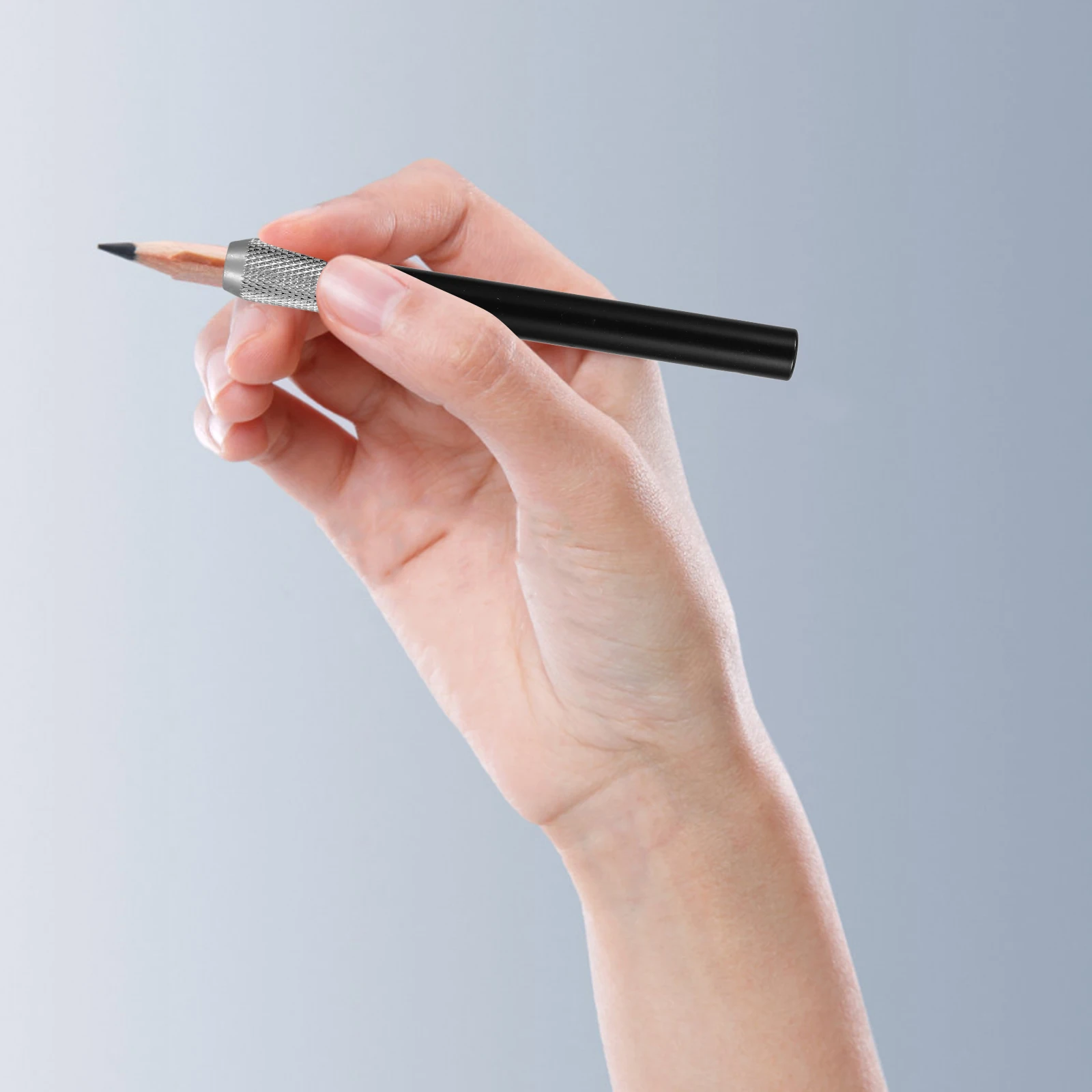 

4Pcs Universal Pencil Extender Holder Pencil Lengthener Tool for Artists Kids Drawing Writing Colored Pencils School Office