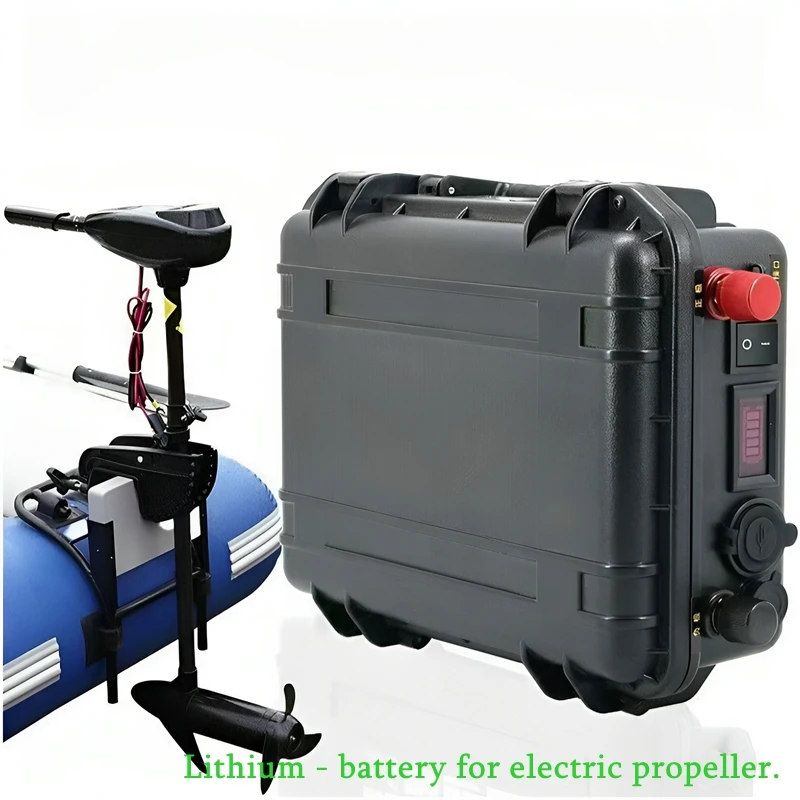 12V 100Ah-300Ah Toolbox Type LiFePO4 Battery Packs Deep Cycle with BMS Portable Power Station for Outdoor Work Party Camping Fis