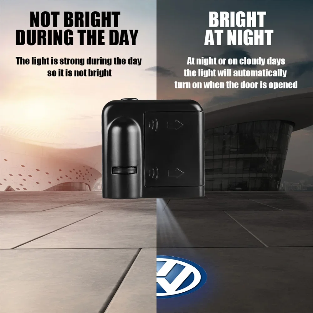 

Новые модные декоративные накладки 2026 года для автомобилей VOLKSWAGEN VW: беспроводные светодиодные проекторные лампы для приветственной подсветки дверей, совместимые с Volkswagen VW Tiguan Jetta