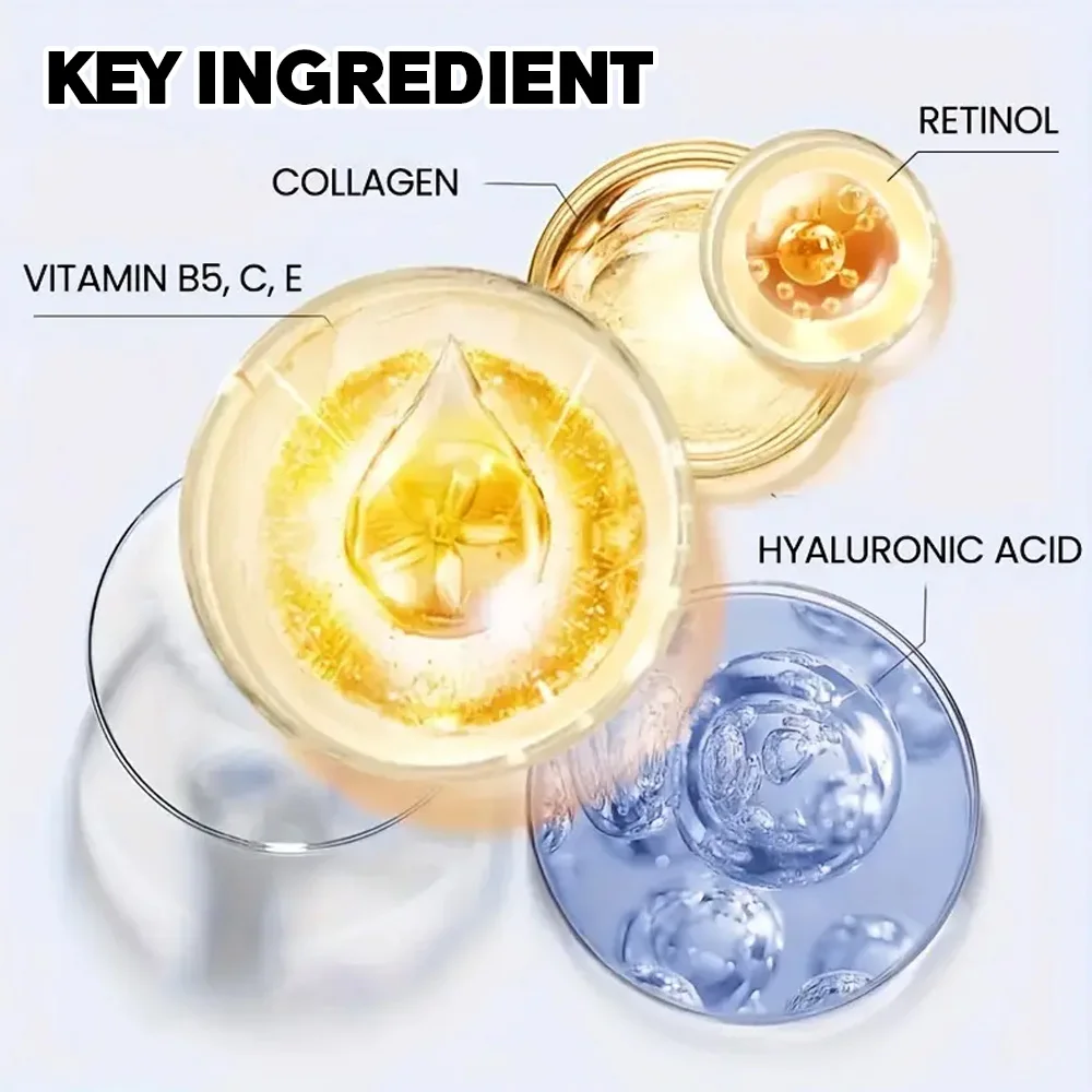 Anti-Aging Collagen Face Cream 72H Hydrating Rich in Retinol Hyaluronic Acid Niacinamide for Men & Women Facial Neck Skin Rejuve
