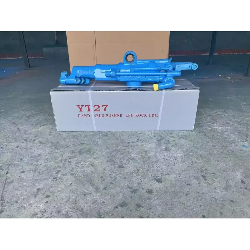 High-Efficiency YT27 Pneumatic Rock Drill Engine 42mm Drilling Diameter 6M Depth China Origin 25kg Weight Competitive Mining