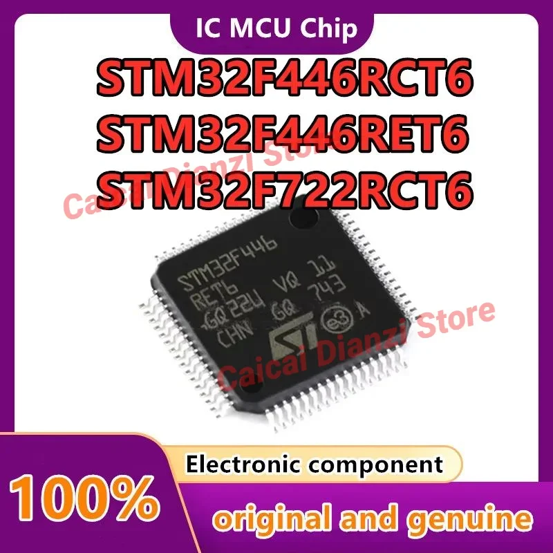 STM32F413RGT6 STM32F423RHT6 STM32F446RCT6 STM32F446RET6 STM32F722RCT6 STM32F722RET6 QFP64 Ic Chip In Stock