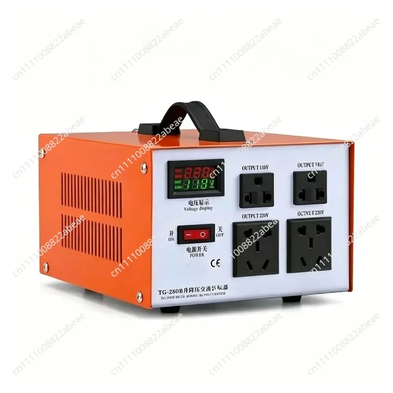110V to 220v Transformer 220v to 110v Buck Boost 100 120 Voltage Converter Lifting Integrated 2000W with National Standard Cable