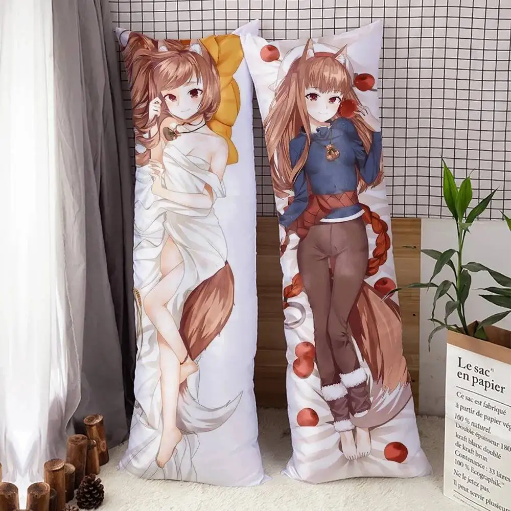 

Anime Spice And Wolf Holo Dakimakura Hing Body Case Home Bedding Otaku Pillow Cover 6 Sizes