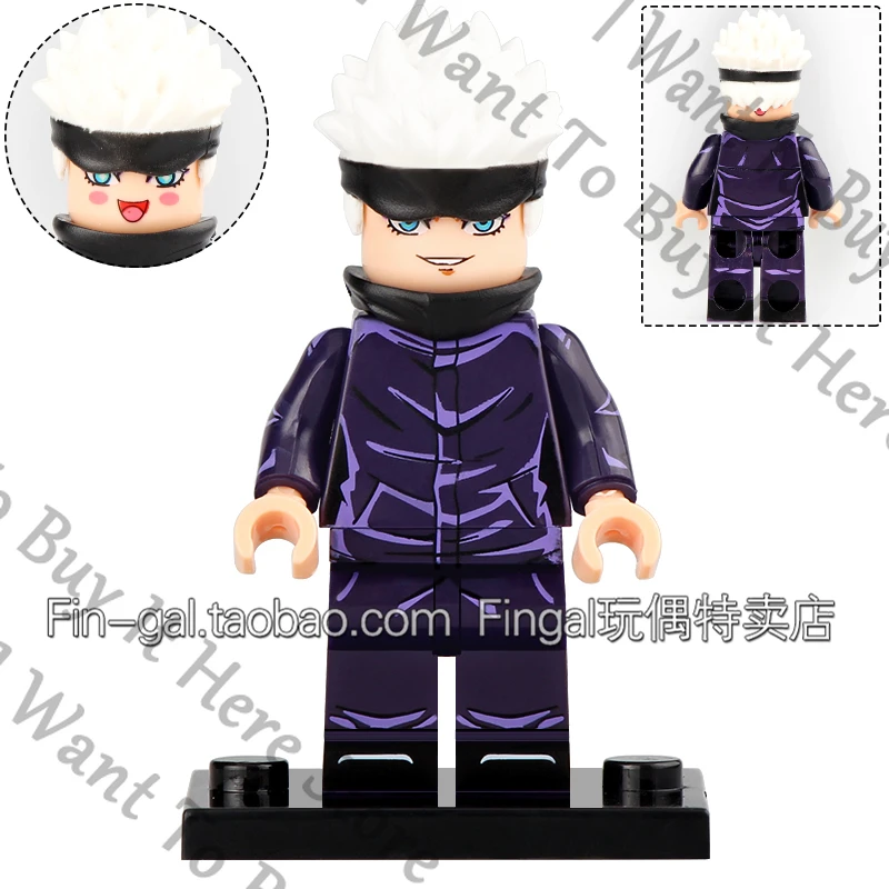 Anime Jujutsu Kaisen Jogo Hanami Mahito Itadori Yuji Satoru Gojo Fushiguro Megumi Cosplay Garage Kits Piece Together Action Toys
