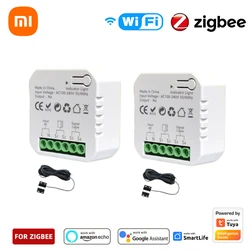 Xiaomi Tuya Smart Life WiFi/ZigBee motorizzato cancello a battente apricancello scorrevole contatto a secco controllo vocale con Alexa Google Home