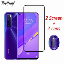 Full Cover Tempered Glass For Huawei Nova 7 5G Screen Protector For Huawei Nova 7 Camera Glass For Huawei Nova 7 5G Glass 6.53