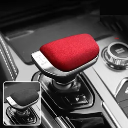 For Geely MONJARO 2023 2024 KX11 Xingyue L 2022 2025 Accessories Leather Car Gear Shift Knob Cover Suede Cap Protective Mat