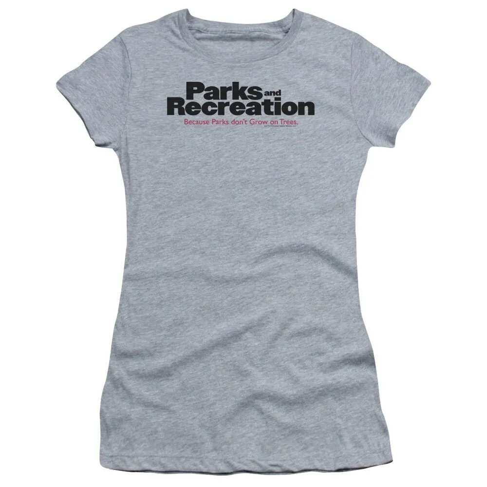 Parques Recreation Logo Mulher e Juniors Camiseta Atlética Heather