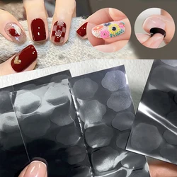 Semi Cured Nail Jelly Glue Double Side Transparent False Nail Art Adhesive Tape Glue Stickers Need UV Lamp Manicure Accessories