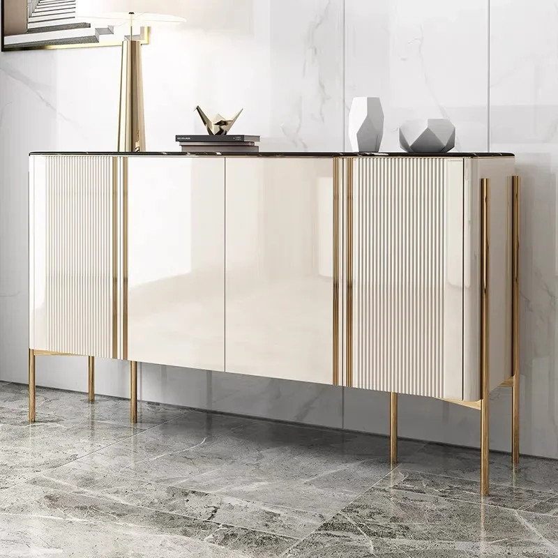 

Minimalist Sideboard Glossy Buffet Living Room Cabinets Modern Luxury Sideboard Showcase Living Room Cajonera Vitrina Furniture
