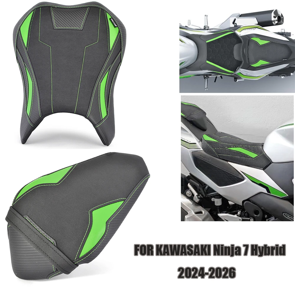 

Ninja7 Front Rider Rear Passenger Solo Seat Cushion Pad Cover Cowl For Kawasaki Ninja 7 Hybrid 2024 2025 2026