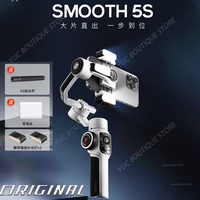 NEW ZHIYUN SMOOTH 5S AI Tracking Handheld Stabilizer 3-Axis Smartphone Gimbal Outdoor Gimbals for IPhone15 Pro Max Xiaomi Kits