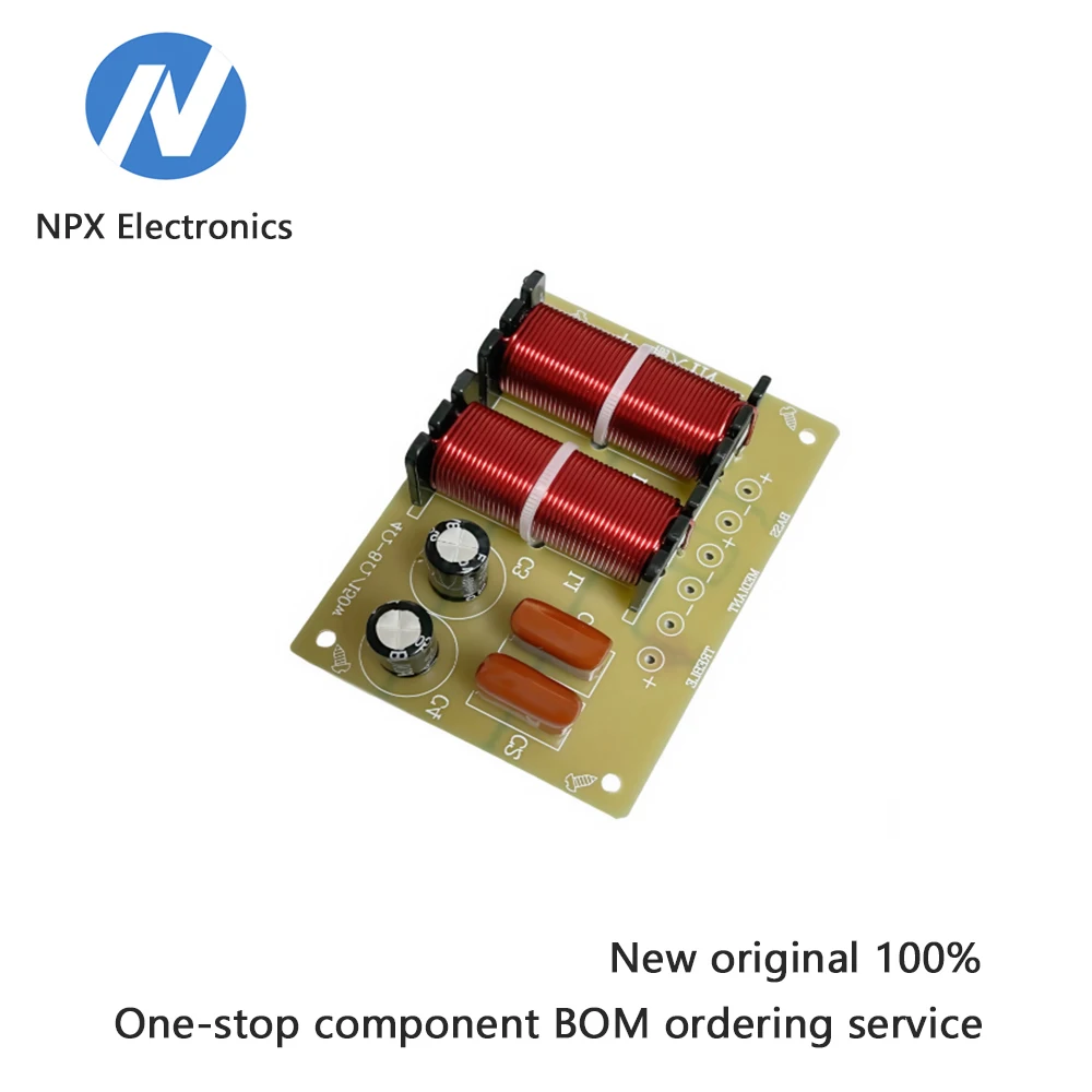 HiFi-level high-low mid-range three-way crossover - DIY home theater audio box modification - 150W high-power crossover board