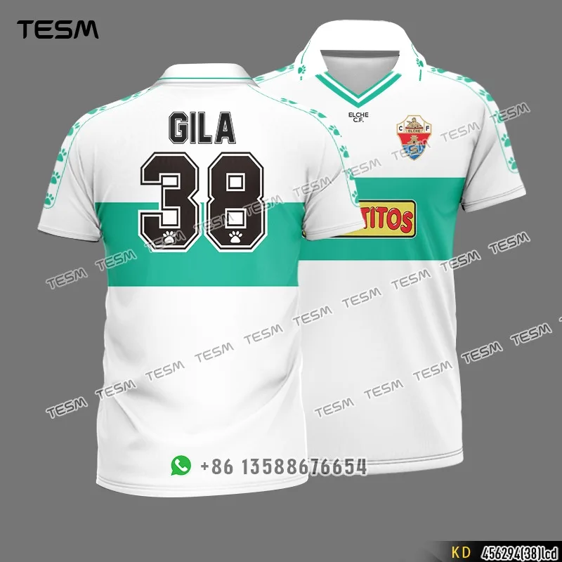 TESM POLO de verano para hombre, camiseta deportiva de verano con cuello en V, camiseta de calle de moda de manga corta con estampado 3D HD