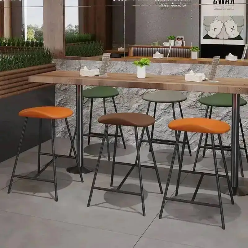 

Nordic Modern Luxury Bar Chair Simple Beauty Trendy Bar Chair Aesthetic Kitchen Taburetes Para Barra De Cocina Home Furniture