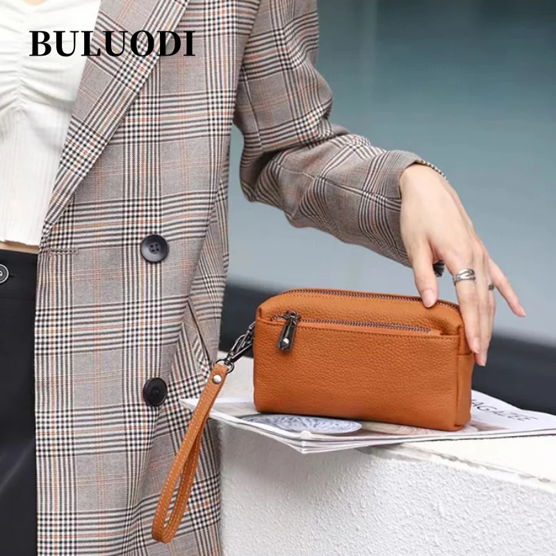 

Женский кошелек для монет из воловьей кожи, дорожный противоугонный кошелек, кожаная сумка, модная деловая сумка, стильная сумка для карт