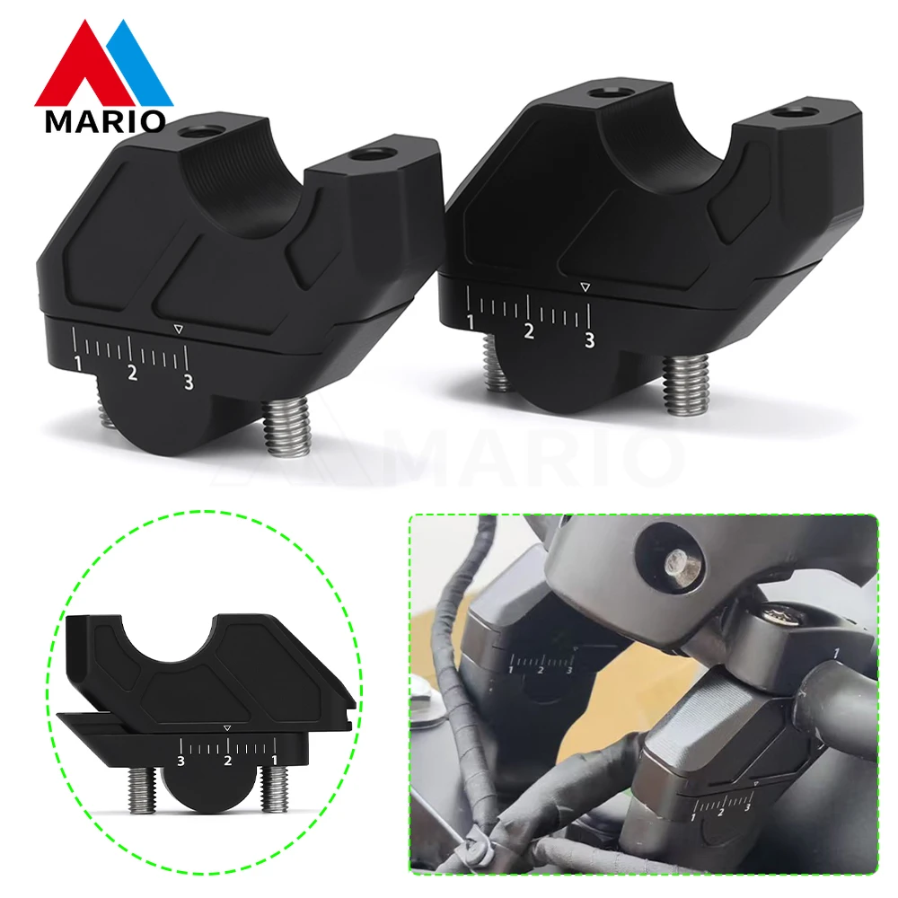 

For Rebel 300 500 1100 REBEL 1100 500 300 ALL YEARS Motorcycle Handlebar Riser Clamp Mount Handlebar Clamp Heightening
