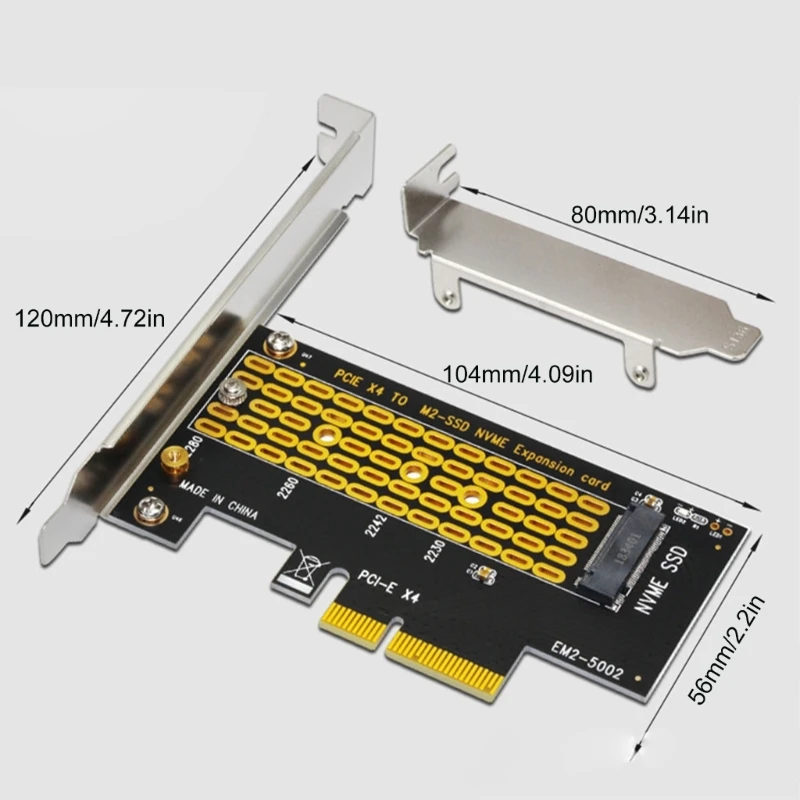 Scheda espansione da M.2 a PCIe4.0 con dissipazione del calore avanzata per attività trasferimento dati stabili ad