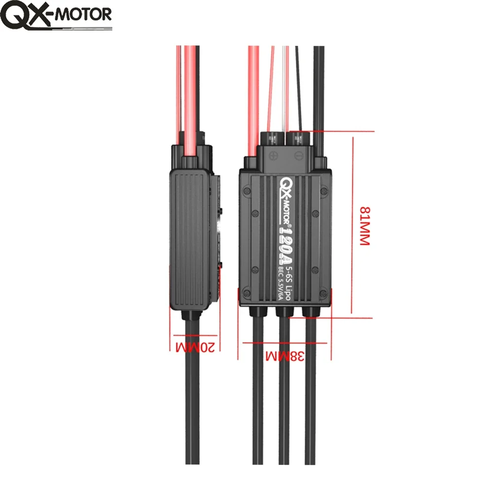 QX-MOTOR QF3538 80mm EDF 12 ostrzy wentylator kanałowy 2000KV CWCCW z 6S 120A ESC dla RC zdalnie sterowany zabawki części modelu