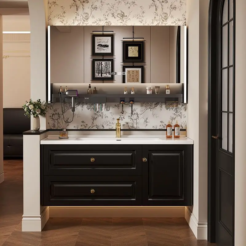 

New Style Retro Bathroom Cabinets Living Room Storage Hotel Bathroom Cabinets Bedroom Advanced Home Furniture Gabinetti Ls50ysg