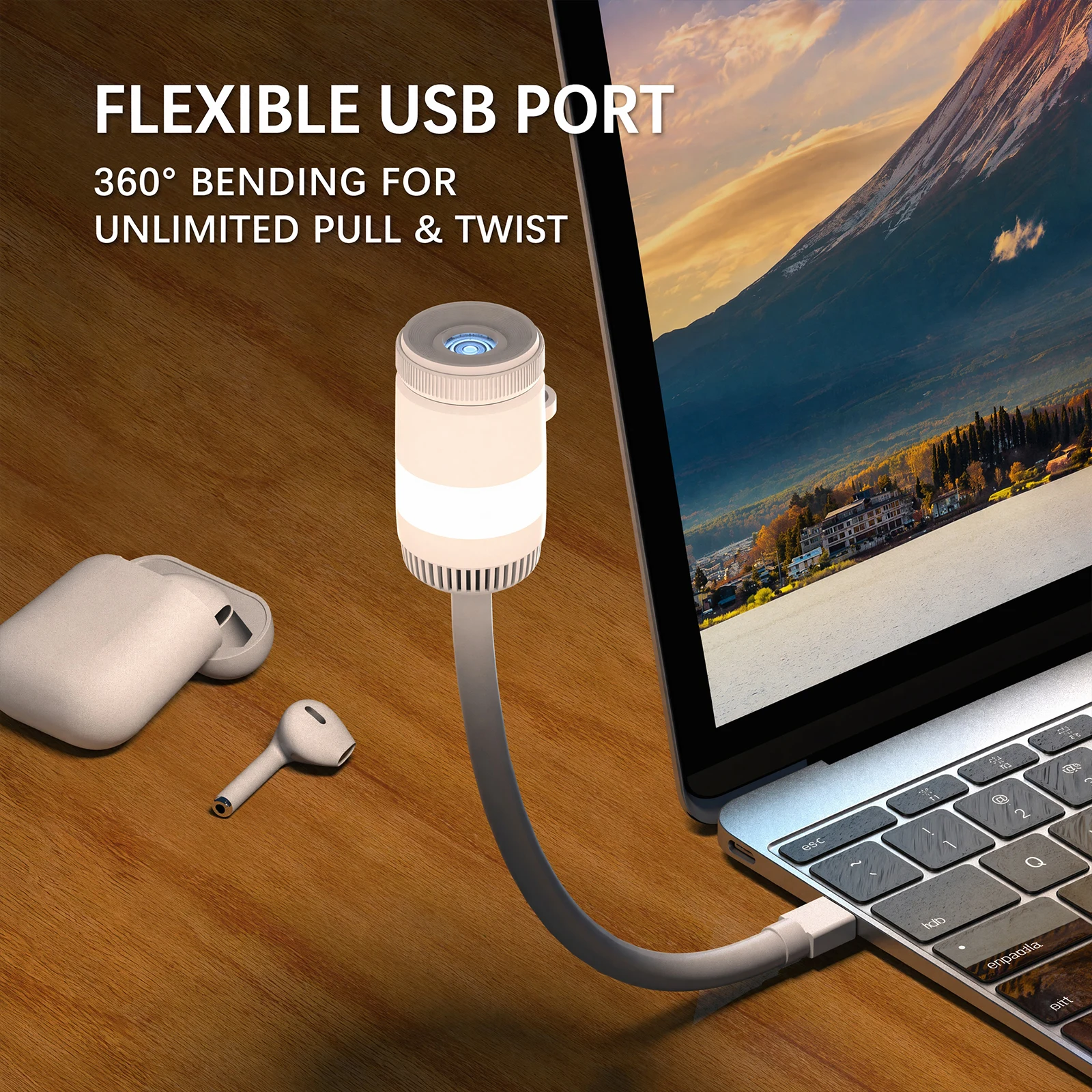 USB Star Galaxy Projector Night Light Bedroom Ceiling Starry Sky Lamp with Remote Control 360 Flexible Gooseneck