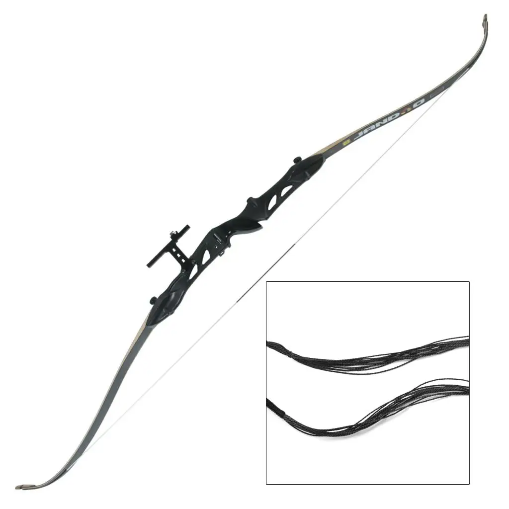 57 inch 12 Strand Recurve Long Bow String Bowstring Hunting Shooting