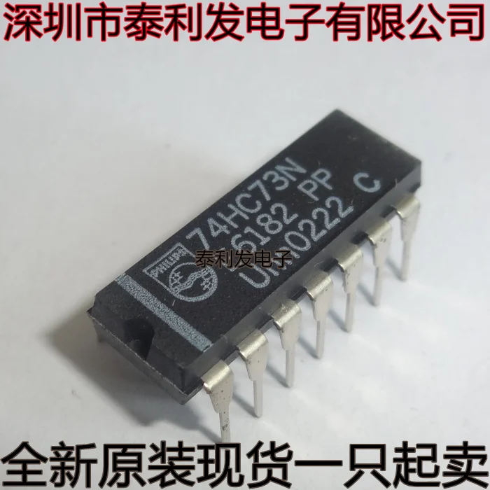 1 pz Chip logico importato 74 hc73n SN74HC73N DIP14 nuovo di zecca Stock IC