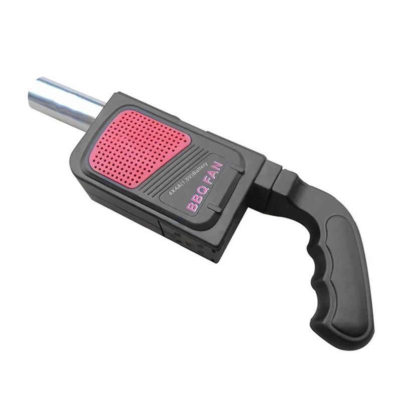 Outdoor Camping Handheld Electric Cooking BBQ Barbecue Fan Air Bellows Blower It is easy to hold with a comfortable grip cable