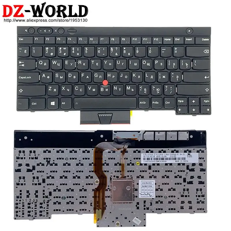 New/Orig RU Russian Keyboard for Lenovo Thinkpad T430 T430S T530 W530 X230 i L430 L530 Laptop 04X1224 04Y0625 04Y0513 04X1338