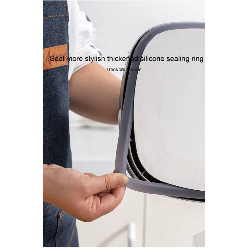 Contenedor granos estilo Simple, lata almacenamiento alimentos para cocina transparente, suministro para dormitorio