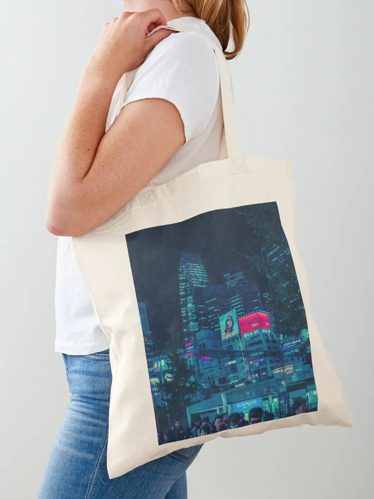 

Shinjuku Nights Tote Bag tote bag screen canvas shopping bag woman shopping Woman shopper