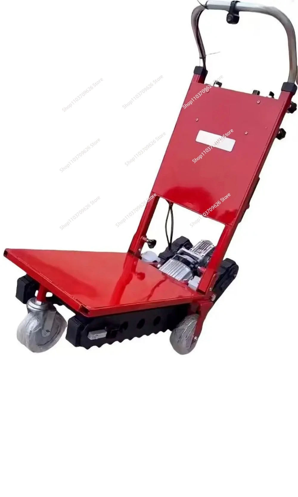 

400KG Stair Climbing Vehicle Cargo Handling Cart Crawler-type Up and Down Stair Climber Folding Angle Adjustable Silent Electric