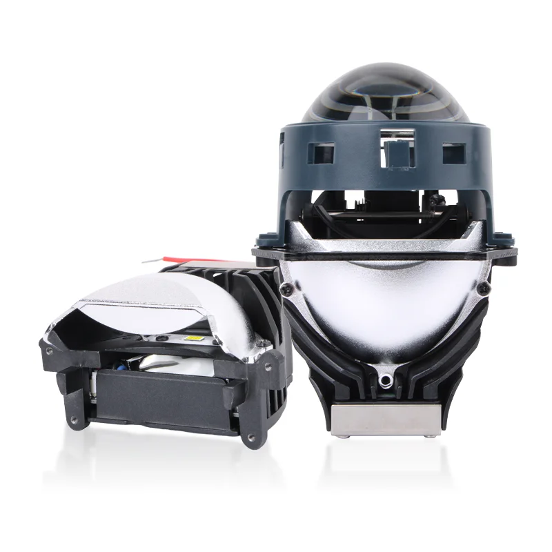 

Auto Lighting Bi-Led Lens Projector Headlights 3 Inch Universal Laser Car Headlight Bulbs High Beam/Low Beam Octavia Tucson