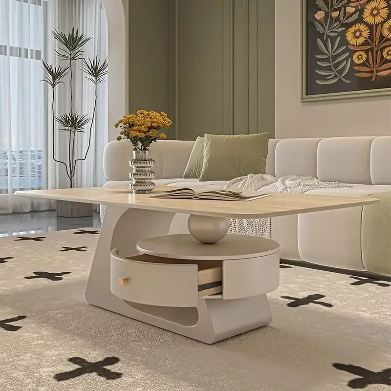 Italiano, lusso leggero, minimalista, ardesia, rettangolo, tavolino da caffè, combinazione