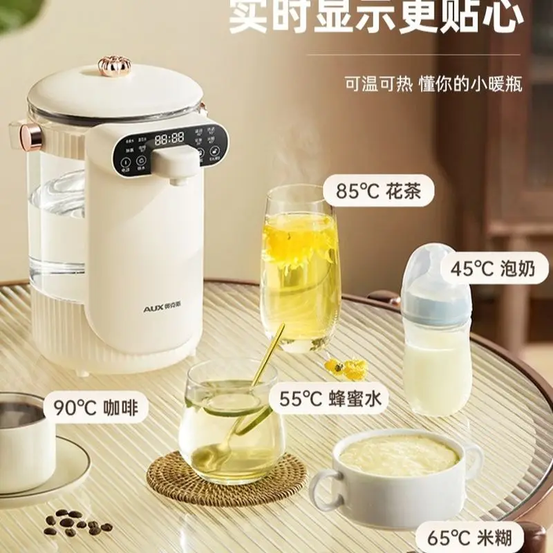 가정용 자동 온도 조절 온수 주전자, 전기 유리 물병, 지능형 자동 난방, 열 보존 통합